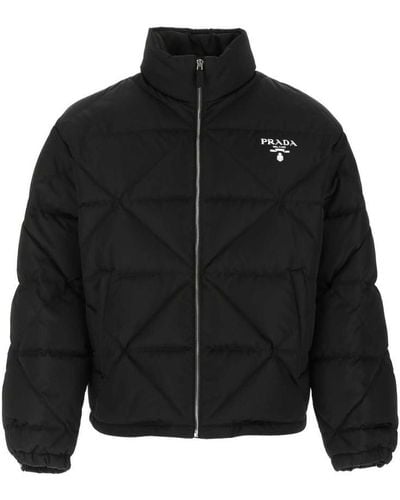 Prada Re-nylon Quilted Recycled-nylon Jacket X - Black