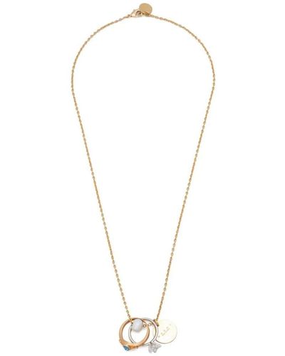 Marni Ring-pendant Chain Necklace - White