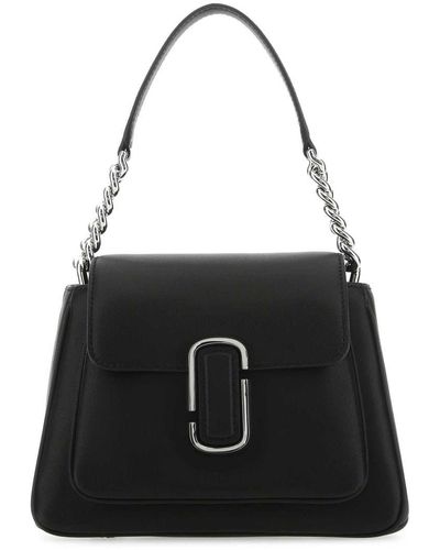 Marc Jacobs 'The J Marc Chain Mini Satchel' Handbag - Black