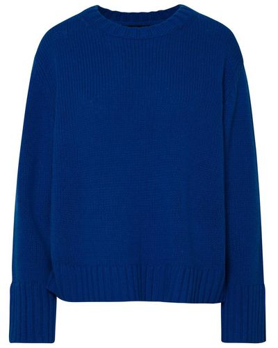 360cashmere 'karine' Sweater In Blue Cashmere Blend