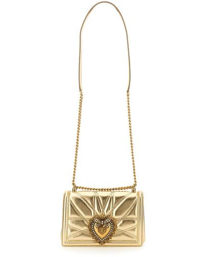 Dolce & Gabbana Devotion Medium Bag - Metallic