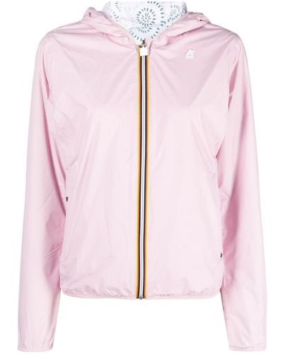 K-Way Lily Plus Double Graphic Jacket - Pink