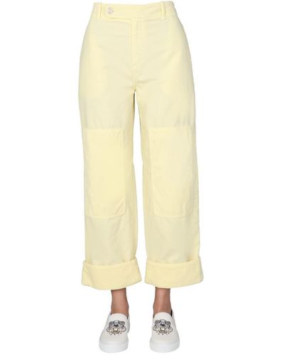 KENZO "workwear" Trousers - Yellow