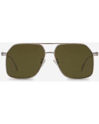 Alexander McQueen Caravan Sunglasses - Green