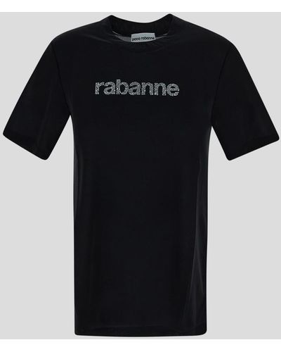 Rabanne T-shirts And Polos - Black