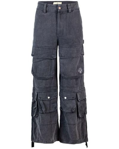 UNTITLED ARTWORKS Trousers - Blue