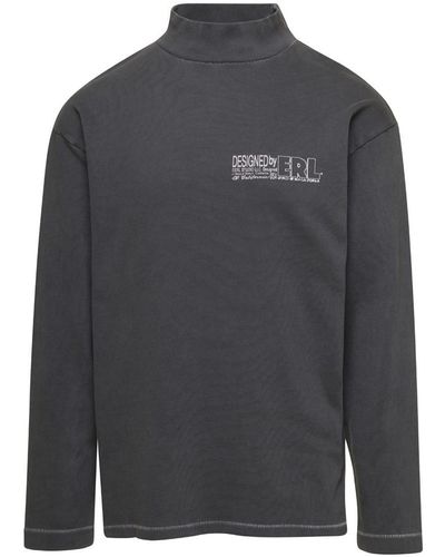 ERL Pullover With Printed Logo - Gray