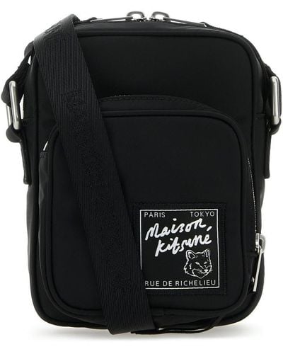 Maison Kitsuné Shoulder Bags - Black
