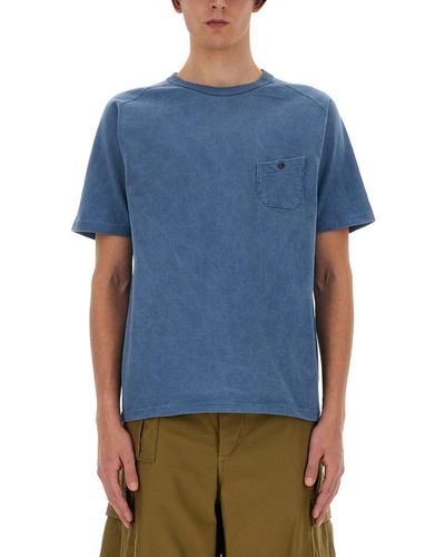 Nigel Cabourn Basic T-Shirt - Blue