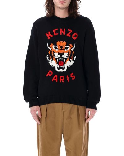KENZO Lucky Tiger Sweater - Blue