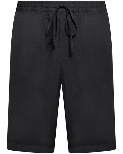 120% Lino Bermuda Shorts - Black