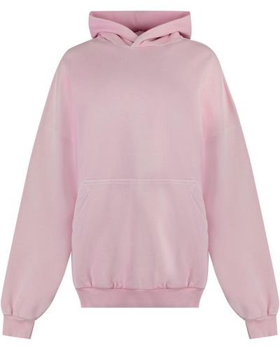 Balenciaga Cotton Hoodie - Pink