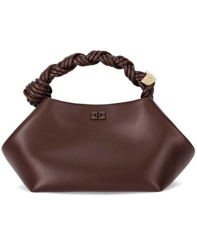Ganni Bou Brown Handbag