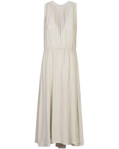 CRI.DA Silk Midi Dress - White