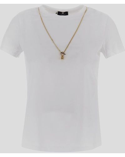 Elisabetta Franchi T-Shirts And Polos - White