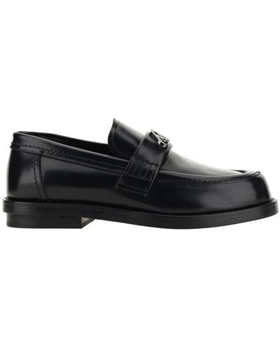 Alexander McQueen Seal Loafers - Black