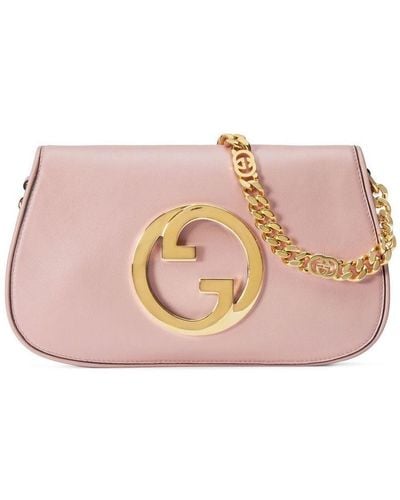 Gucci With Double Shoulder Strap Bags - Pink