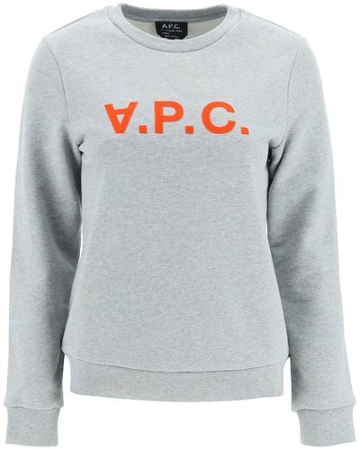 A.P.C. Sweatshirt Logo - Grey