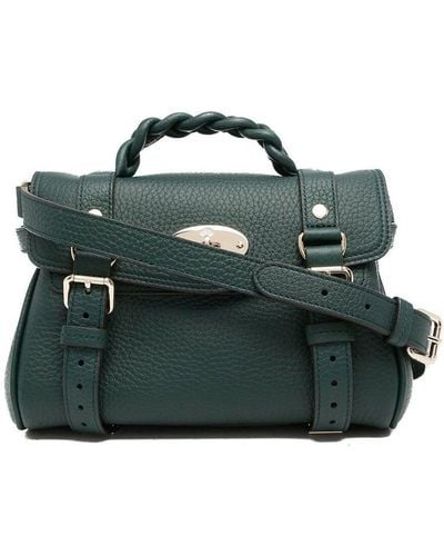 Mulberry Mini Alexa Leather Crossbody Bag - Green