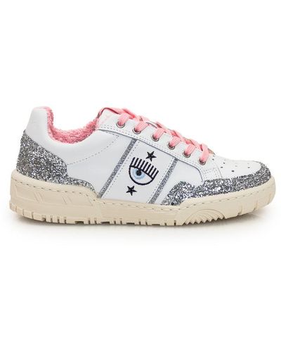 Chiara Ferragni Trainer Cf-1 Glitter - White