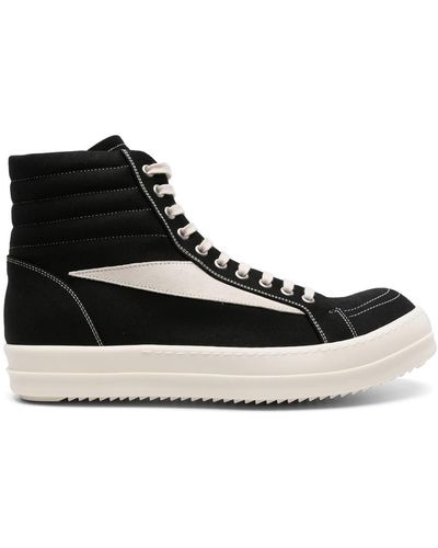 Rick Owens DRKSHDW Men Vintage High Sneakers - Black