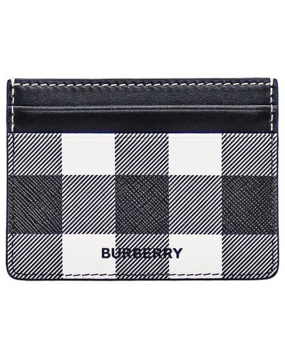 Burberry Card Holder Check - Black