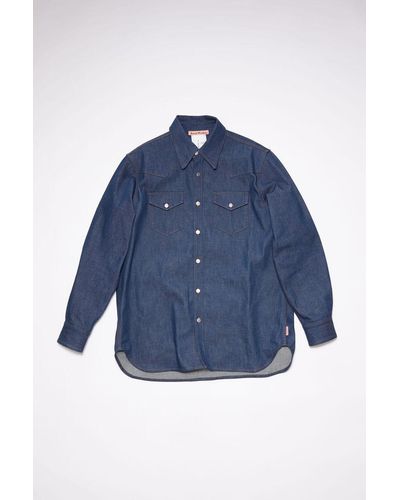 Acne Studios Denim Button-up Shirt - Blue