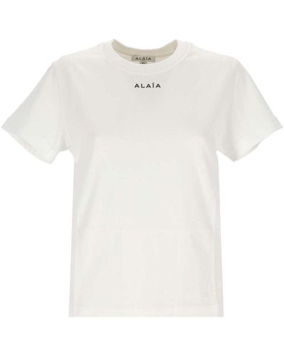 Alaïa Alaia T-shirts And Polos - White
