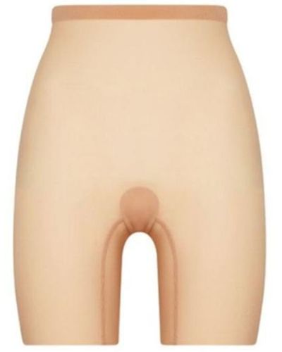 Wolford Tulle Control Shorts - Natural