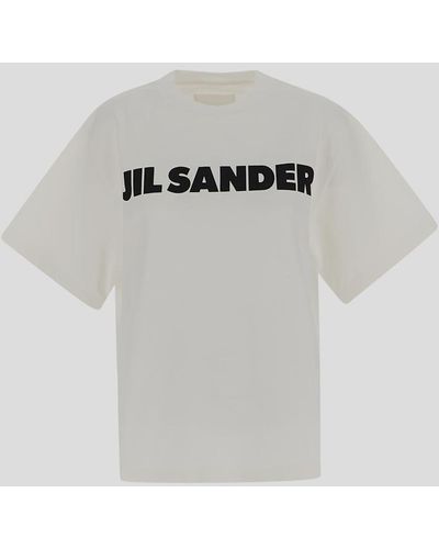Jil Sander Logo T-shirt - Gray