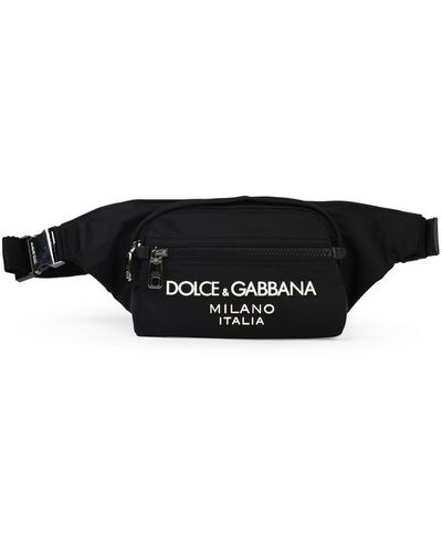 Dolce & Gabbana Small Black Nylon Fanny Pack