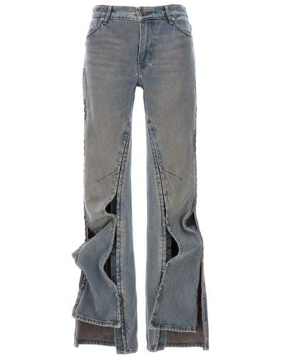 Y. Project 'Hook And Eye' Jeans - Gray