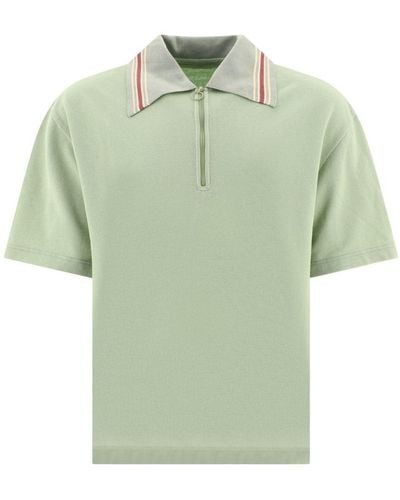 Kapital "Zip Up" Polo Shirt - Green