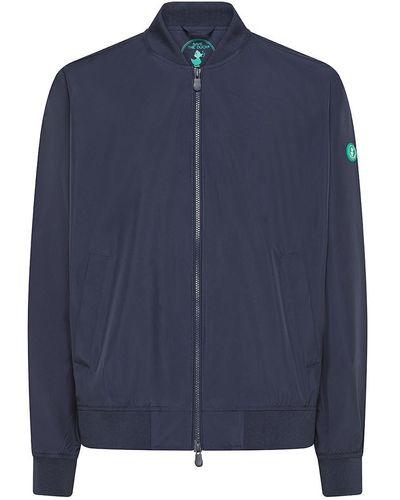 Save The Duck Olen Jacket With Side Pockets - Blue