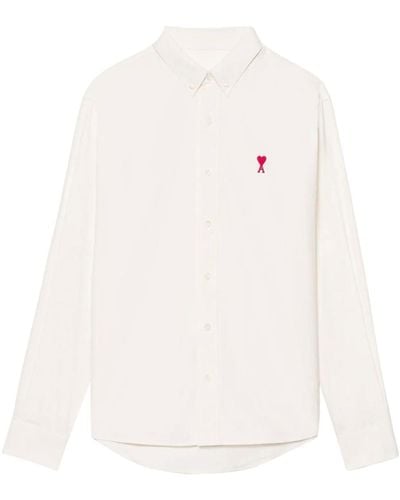 Ami Paris Ami De Coeur Shirt - White
