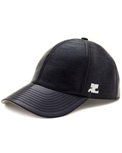 Courreges Baseball Hat With Patch - Blue