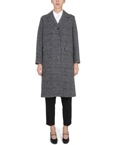 Department 5 Single-Breasted Coat - Grey
