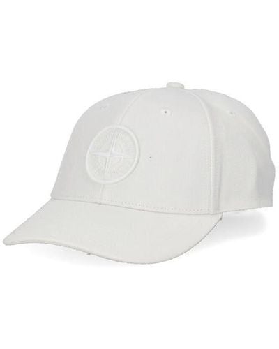 Stone Island Men's Baseball Hat White