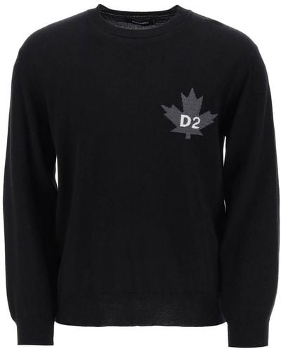 DSquared² Wool Sweater - Black