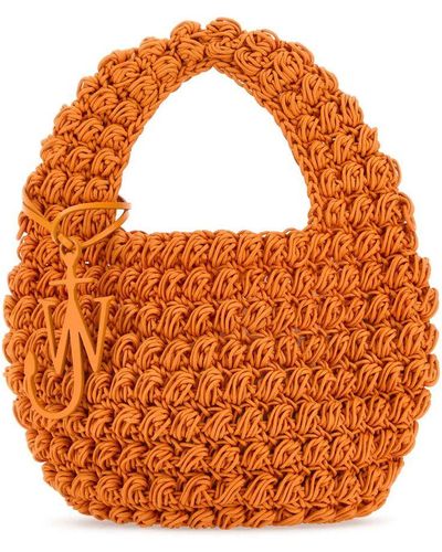 JW Anderson Tricot Anchor Satchel Bag - Orange