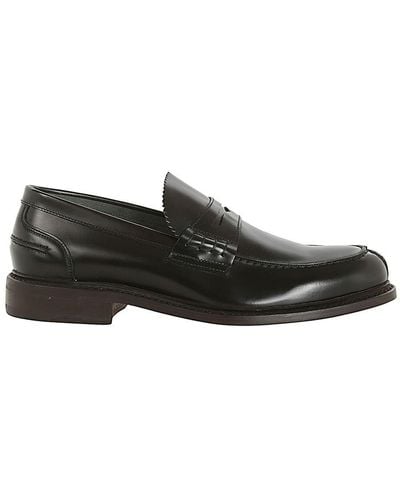BERWICK  1707 Antik Loafers Shoes - Black