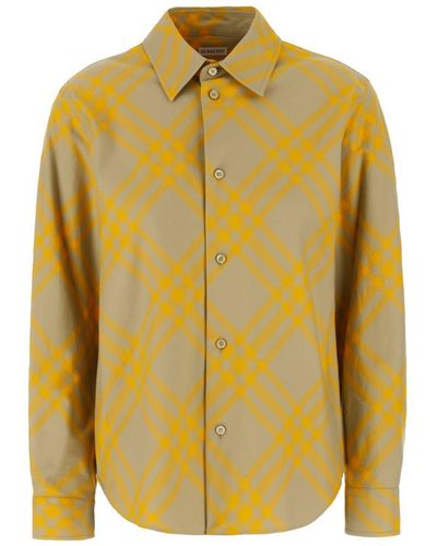 Burberry Shirts - Yellow