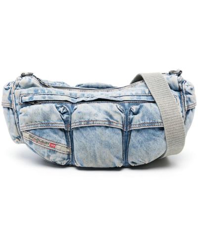 DIESEL Re-Edition Travel 3000 Multipocket Bag - Blue