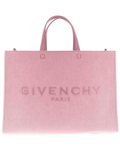 Givenchy Medium 'G-Tote' Shopping Bag - Pink