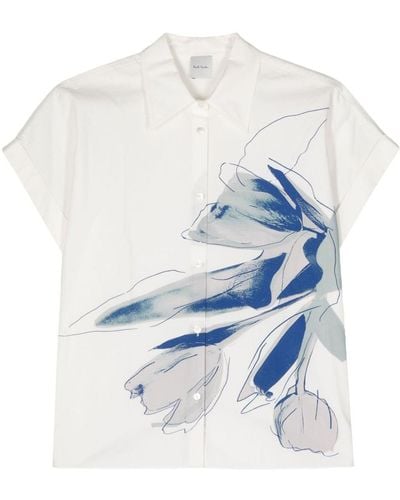 Paul Smith Printed Shirt - White