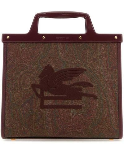 Etro Handbags. - Brown