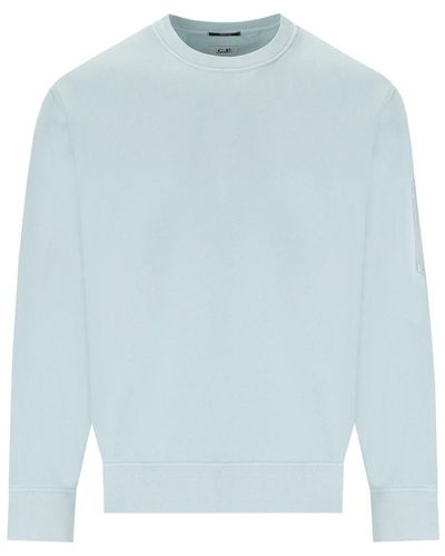 C.P. Company Diagonal Fleece Starlight Sweatshirt - Blue