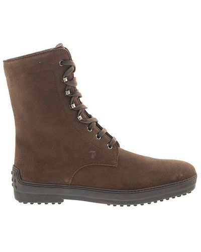 Tod's Winter Rubber Boots - Brown