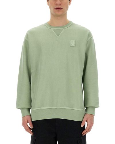 Belstaff Sweatshirt With Logo - Green