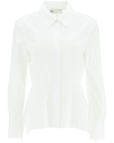 Tory Burch Cotton Poplin Shirt - White